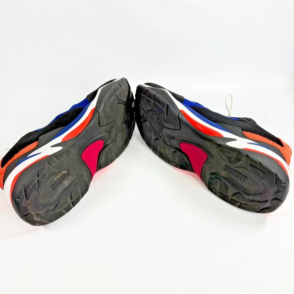 Puma Thunder Spectra Sneakers Blue Black Pink Mens Size 10 Low Top Chunky Shoes
